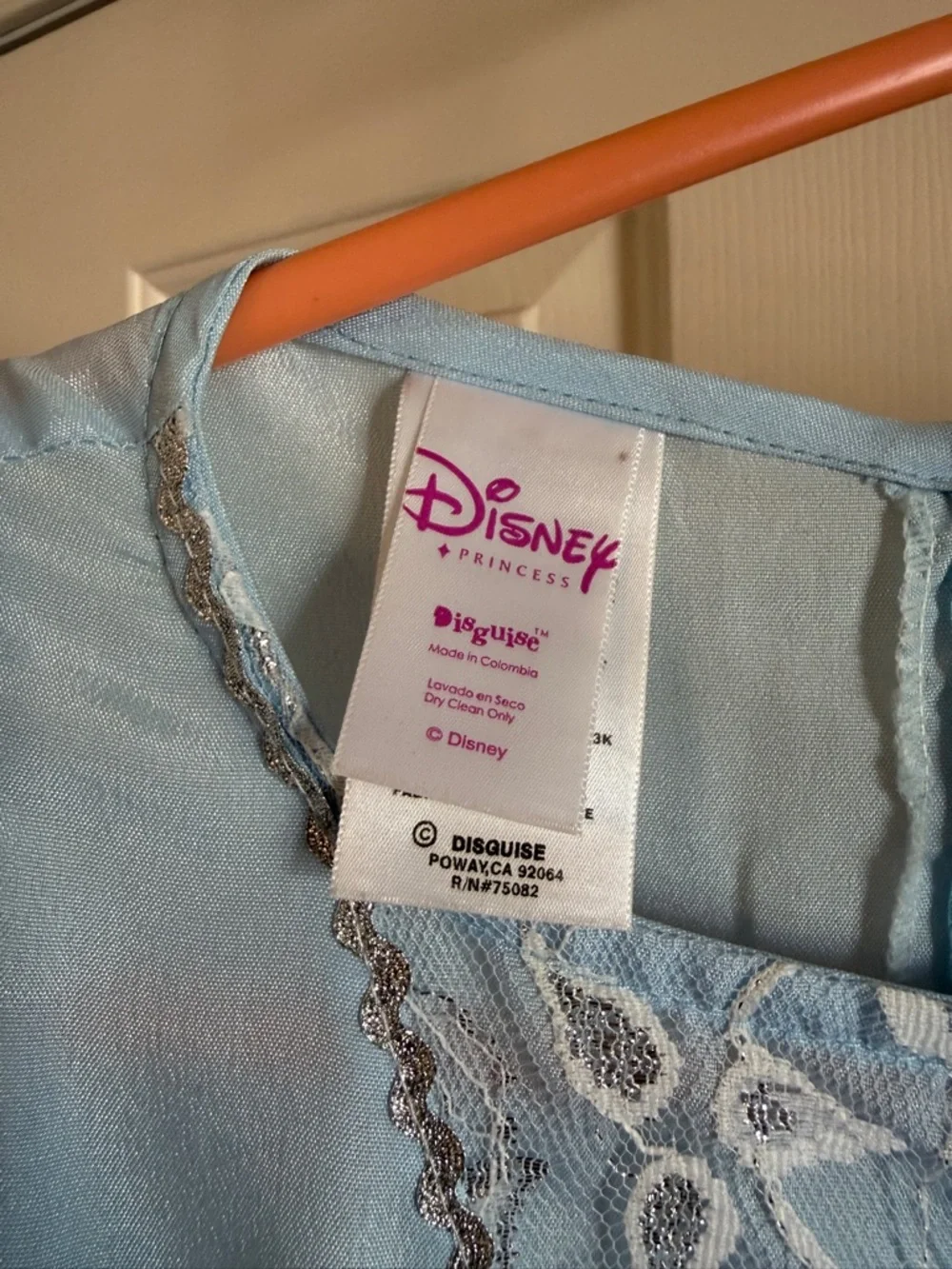 Disney Light Blue Lace-Up Cinderella Princess Gown - Picture 5 of 6